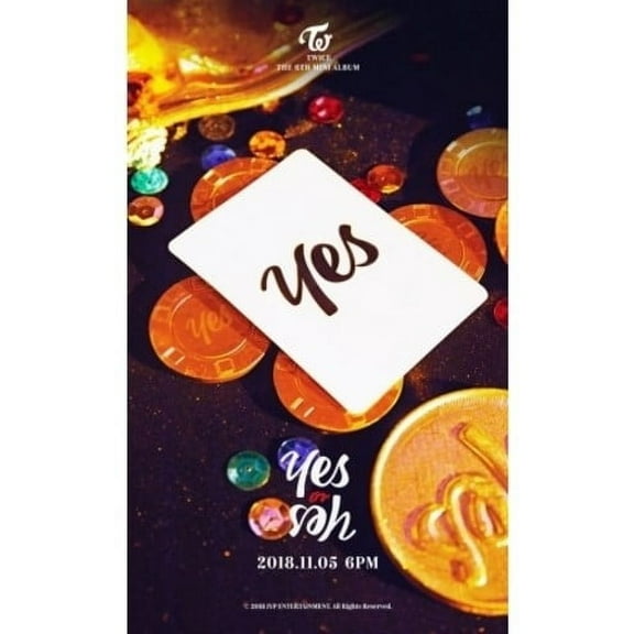 Twice - Yes or Yes (Random Cover) (incl. Photobook, Photocard   Title Card) - Music & Performance - CD
