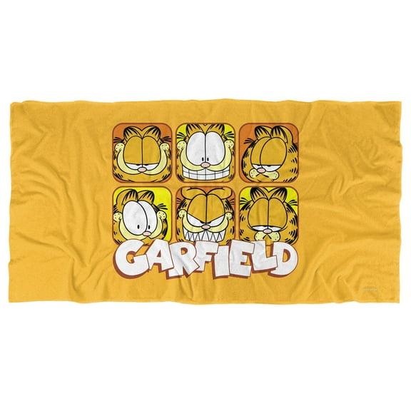 Garfield Faces Officially Licensed Beach Towel 30' X 60'
