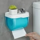 thumbnail image 4 of sostenedor de papel de baño Caja De Pañuelos De Baño Soporte De Tableta Para Teléfono De Papel Sin Perforadora Azul S, 4 of 7