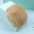 thumbnail image 2 of SEGO Clip in Hair Bangs 100% Human Hair Extensions Clip on Side Fringe with Natural Flat Neat Bangs with Temples for Women One Piece Hairpiece, 2 of 6