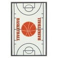 thumbnail image 2 of Superior Basketball Non-Slip Washable Indoor Play Rug, 2' x 3', 2 of 10