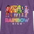 thumbnail image 3 of Rainbow High - Rainbow High Character Group - Toddler And Youth Girls Short Sleeve Graphic T-Shirt, 3 of 5