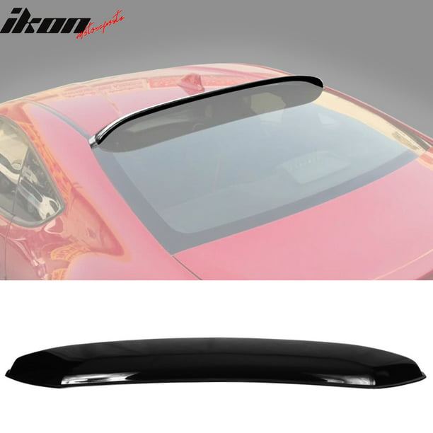 ikon motorsports compatible with 13 20 scion frs subaru brz toyota 86 rear roof spoiler wing pp gloss black