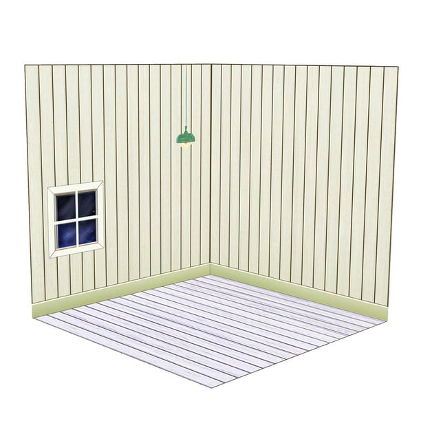 Escena de fondo a escala 1:6, maqueta de cabina de bricolaje, diseño de maqueta de vehículo, escaparate para dormitorio