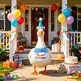 thumbnail image 2 of AuroraX Porch Goose Clothes Set 23" 17 19 inch Porch Goose Outfit Sets Happy Birthday Porch Goose Accessories Porch Duck Clothing Outdoor Decor, 2 of 6