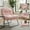 Pink, variant on edx Saucer Chair, Folding Lounge & Floor Chairs with 6-Position Adjustable Backrest, PU Leather, for Living Room, Bedroom, Dorm & Gaming, Beige