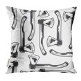 thumbnail image 1 of BSDHOME Ancient with Hand Drawn Lumberjack Axes Black Pillow Case 20x20 Inches Pillowcase, 1 of 1