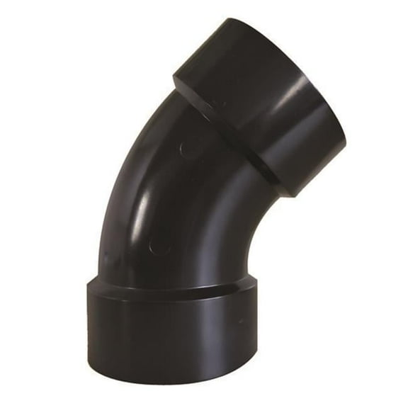 DWV 45 deg Elbow, 1.5 in. Hub