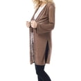 thumbnail image 4 of MixMatchy Women's Open Front Lightweight Sheer Knit Duster Kimono Cardigan, 4 of 5