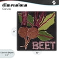 thumbnail image 4 of Stupell Industries Rustic Lodge Beets Root Vegetable Canvas Art, 17 x 17, by Nancy Overton, 4 of 8