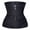 Black-2, variant on YIANNA Latex Waist Trainer for Women Jsculpt Double Sweat Trimmer Belt Workout Sport Girdle Black-XS