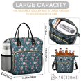 thumbnail image 5 of Pioneer Flower Floral Print Pattern Womens Lunch Box for Work,Insulated Large Lunch Bag for Tween and Teen,Loncheras Para Mujer,Leakproof Adult Lunch Bag for Work,Beach,Travel,Picnic,Camping, 5 of 7