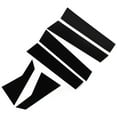 thumbnail image 2 of Side Door Window Cover Set,6 Pcs Side Door Side Window Pillar Sticker Pillar Posts Decal Trim Rugged and Tough, 2 of 14