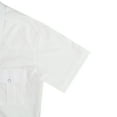 thumbnail image 5 of Coevals Club Mens Pearl Snap Solid Western Cowboy Button Up Dress Short Sleeve Work Shirts White Small, 5 of 5
