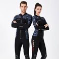 thumbnail image 4 of Greeniant DIVE SAIL 1,5 MM traje de neopreno Tops trajes de neopreno protección trajes de buceo estilo chino para aeróbic acuático Deportes acuáticos hombre gris S, 4 of 6