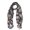 Grey, variant on Elegant Women's Feather Print Fashion Scarf Wrap