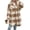 A Brown, variant on Fleece Jacket Women Dqueduo Women's Fashion Long Sleeve Winter Leisure Refined Casual Jacket , Multiple Styles Light Blue XL