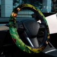 thumbnail image 6 of Fireflies Car Wheel Cover 14.5 Inch, Printing, PVC Leather, Auto Accessories - Steering Wheel Cover, 6 of 6