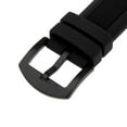 thumbnail image 3 of Set de Accesorio de Reloj: Reloj Brazalete de Silicona de Longitud 117 mm 21mm negro Zulema Banda de reloj de goma de silicona, 3 of 8