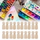 thumbnail image 4 of 20 piezas muñecas de madera Bling Bling con clavija forma de Ángel para manualidades DIY, 4 of 12