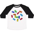 thumbnail image 3 of Inktastic Colorful Dominoes Boys or Girls Toddler T-Shirt, 3 of 5