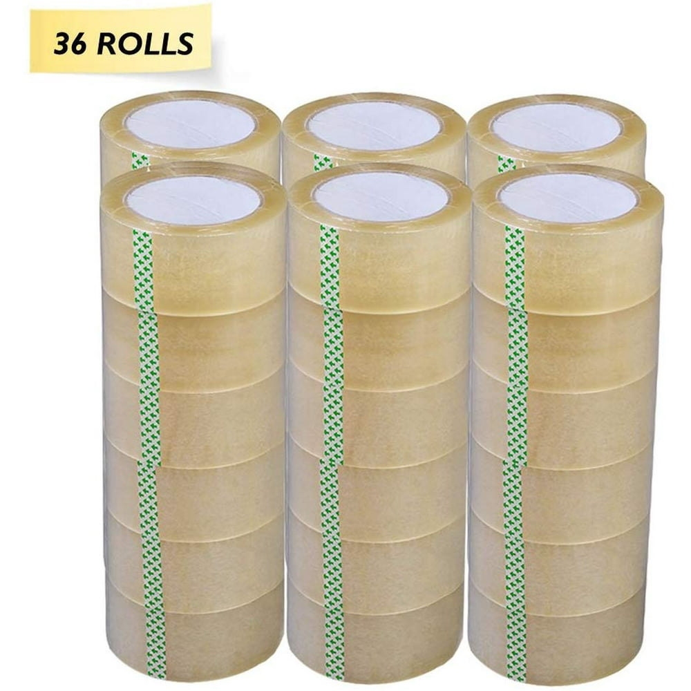 PARTYSAVING 36 ROLLS 2" X 110 Yards (330 ft) Clear Packing Shipping