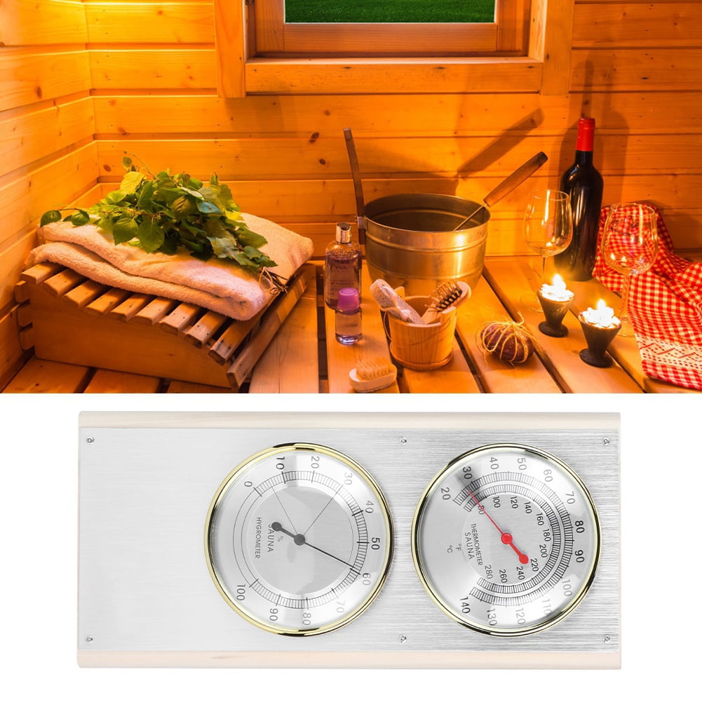 OTVIAP Temperature Humidity Meter,Sauna Temperature Humidity Gauge