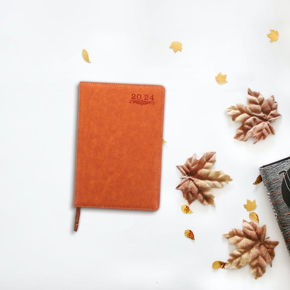 WEAVILUX Meeting Planner Notebook Daily Planner Notebook Orange 1Set