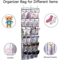 thumbnail image 3 of Hanging Shoe Rack,shoe Organizer Over The Door,shoe Rack 24 Pockets, 3 of 4