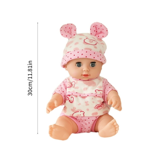 Dadatutu Baby Doll Playset with Clothes Realistic Soft Sleeping