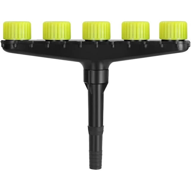Aspersor de riego de jardín, rociador de agua adecuado para césped de flores, césped de plantas, 3 boquillas, aspersores portátiles de jardín, soporte de agua de riego TUNC Sencillez