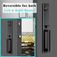 thumbnail image 6 of NEWBANG Heavy Duty Keyed Handleset for Entrance Door Lever in Aged Bronze Finish Reversible for Left and Right Handed, MDHST201610B-BR, 6 of 7