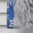 thumbnail image 4 of Carolines Treasures SC9775CHF White Standard Poodle Flocons de Neige d'Hiver Drapeau Toile Format Maison, 4 of 4