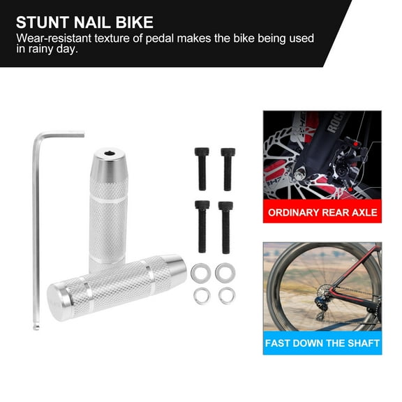 HOMEMAXS  Bicycle Pedals Mountain Biking Accessories Bicycles Man Silver