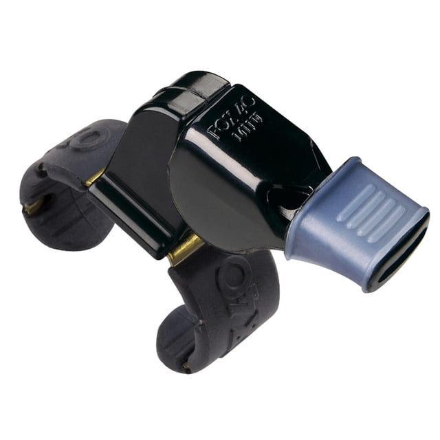 Silbato Fox 40 Mini CMG con agarre acolchado para la boca