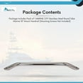 thumbnail image 7 of MARINE CITY Round Tube Boat Handle Grab Bar Mount Handrail 18 Inches, 304 Grade Stainless Steel for Yachts, RVs, and Boats Pack of 1, 7 of 7