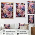thumbnail image 4 of Designart "Enchanted Floral Visions Of Mums I" Mums Floater Framed Wall Decor, 4 of 5