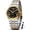 gold&black, variant on Men’s Luxury Quartz Wrist Watch, Waterproof Luminous, Date‑Week Display, Stainless Steel Strap