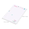 thumbnail image 2 of Milisten 2Pcs Colored Notebook Filler Paper Pages Planner and Lined Refill White Chic Design for Office, 2 of 8