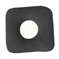 thumbnail image 3 of Cojín de asiento relleno con forma de donut, almohadilla de lactancia, almohadilla portátil y cómoda con forma de donut, cojín de donut para viajes, negro, 3 of 8