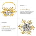 thumbnail image 3 of AURARMLET 6Ud Para Servilletas Dorados Decorativos Para Ambiente En Eventos, 3 of 6