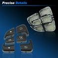 thumbnail image 4 of Botones del Volante Unique Bargains para Mercedes-Benz C250 C300 C350 C-Class (W205) 2016-2018 para la Cubierta del Botón del Volante de la Clase GLC Reemplaza No. A0999050200/A0999050300, 4 of 7