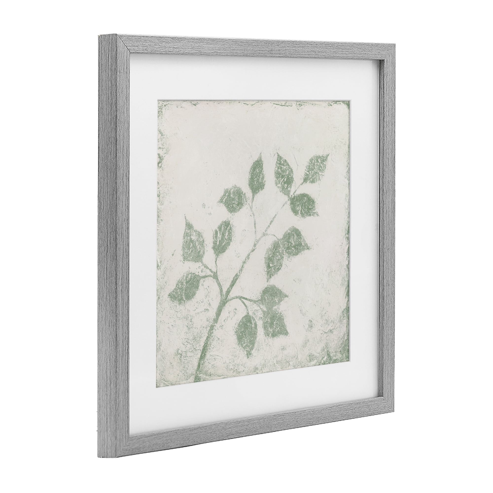 Stupell Industries November Leaves Tree Branches Gray Framed Print Under Glass, design by Michael Marcon
