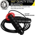 thumbnail image 2 of Jump Rope 2 Pack Tangle-Free with Ball Bearing Cable Speed Rope for Women Men Kids Skipping Rope for Exercise Fitness Adjustable Jumping Rope Workout with Memory Foam Handles, 2 of 4