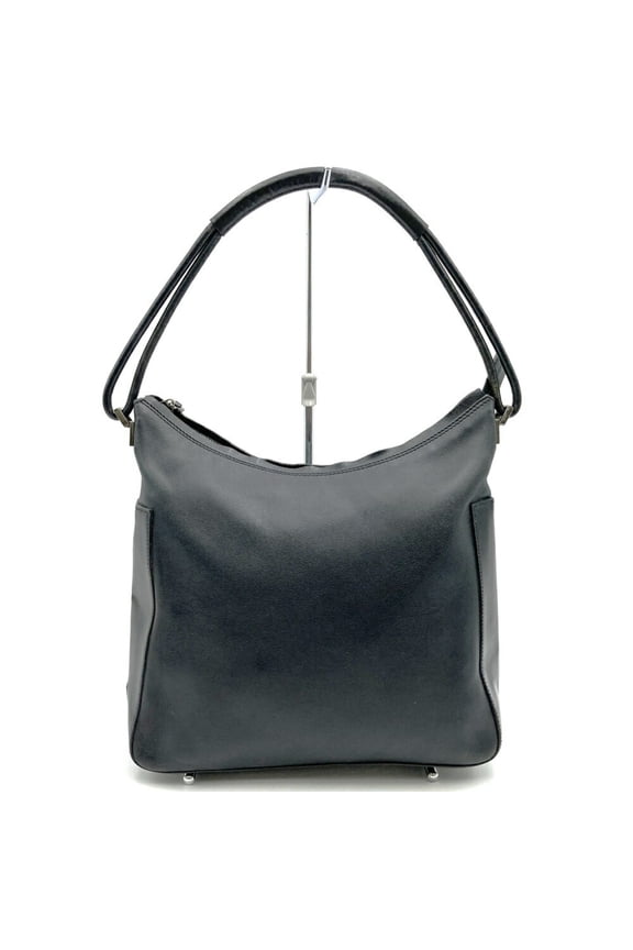 Pre-Owned GUCCI 001 8766 Shoulder Bag/Handbag in Black Leather for Men and Women (Good)