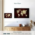 thumbnail image 4 of Elephant Stock White On Red World Map Wall Art - Horizontal Canvas Wall Art - Home Office Wall Decor - Map Canvas - Red And Gray Decor - 24" x 16", 4 of 8