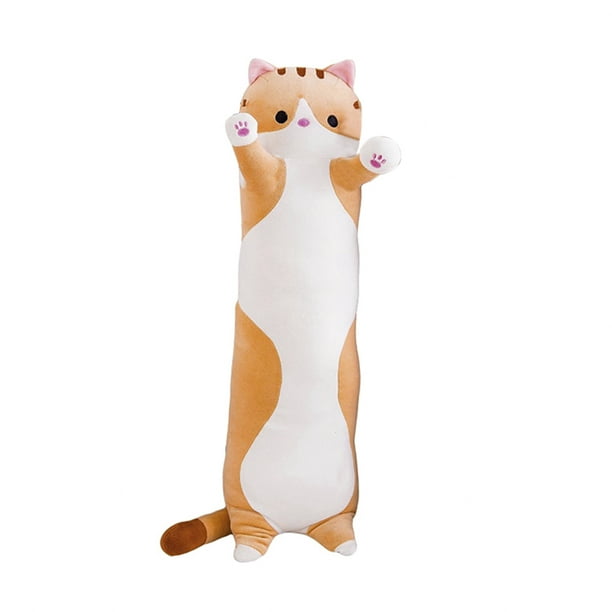 Lindo gato de dibujos animados en forma de muñeca de juguete de peluche de juguete para dormir almoh Tomshoo Arrojar la almohada