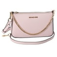 thumbnail image 7 of Michael Kors Jet Set Travel Medium Pouchette Crossbody Bag in Powder Blush 35S0G, 7 of 7
