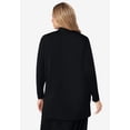 thumbnail image 3 of Jessica London Women's Plus Size Stretch Knit Open Front Knit Topper, 3 of 6