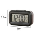 thumbnail image 4 of YOPTOP Mini Desktop Digital Alarm Clock Mute Electronic LED Clock for Bedroom and Office,black, 4 of 4
